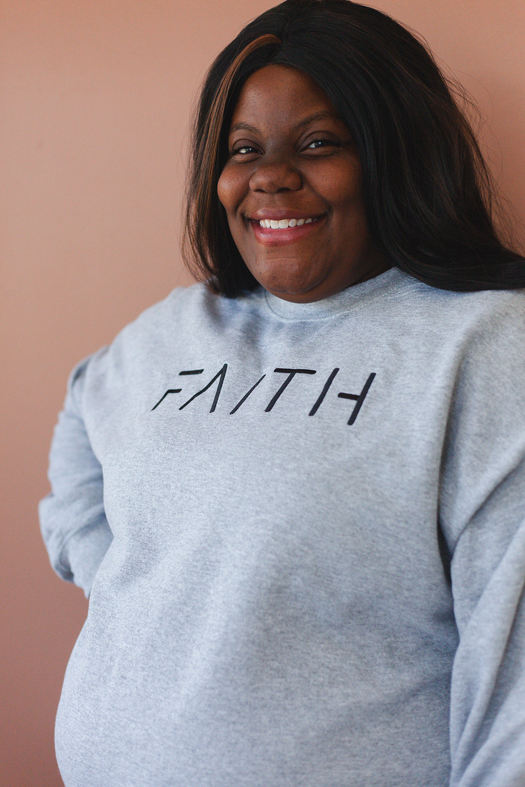 Faith Embroidery Sweatshirt