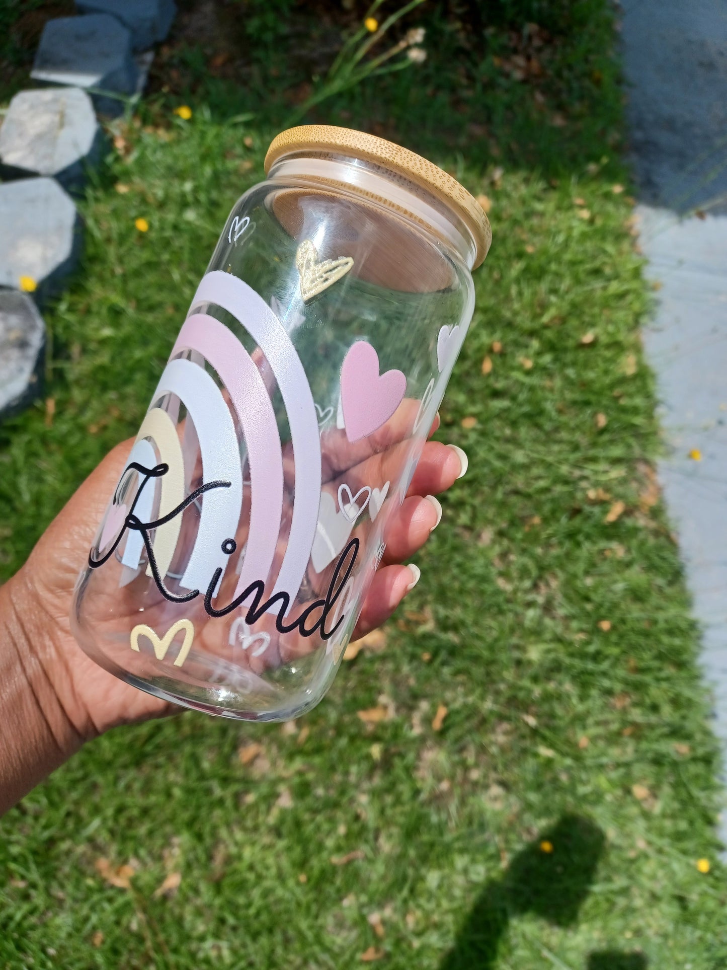 Be Kind Glass Cup