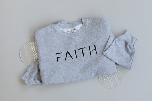 Faith Embroidery Sweatshirt